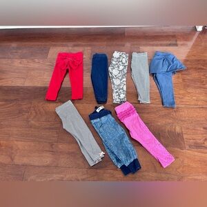 Baby girl 18-24 months pants leggings jeans Old Navy Carter’s bundle lot